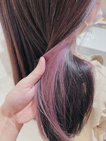 フォト 新宿三丁目(foto)&nbsp;ダブルカラーインナーカラーブリーチイヤリングカラー