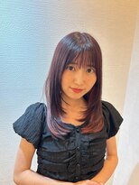 リアン 熊谷本店(Rien)&nbsp;ピンクインナーカラー×顔周りレイヤーカット