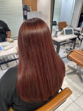 アジールヘア 池袋東口店(agir hair) ピンクブラウンカラー/暖色カラー/ピンクカラー/赤みピンク/池袋