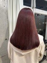 ムード(mood)&nbsp;赤/ピンクブラウン/ワインレッド/ダブルカラー/イルミナカラー