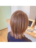 ブレス ヘアー リーベ(Bless HAIR Liebe)&nbsp;20代30代40代大人かっこいいハイライト切りっぱなしボブ