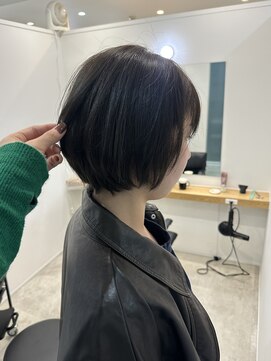 ゴートゥデイ 札幌Nix店(GO TODAY) ショートスタイル+オリーブカラー