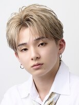 オーシャントーキョー 渋谷(OCEAN TOKYO)&nbsp;ブロンドカラー前髪こぼしセンターパート