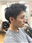 メンズショート刈り上げツーブロック