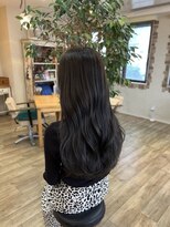 ヘア カンパニー トワ 千葉店(TOWA)&nbsp;千葉/千葉駅/ダブルカラー/オリーブグレー/黒髪/ヘッドスパ