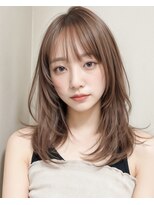 ハム 立川(hum)&nbsp;ココアベージュ/オリーブグレー/小顔/黒髪[立川/髪質改善]