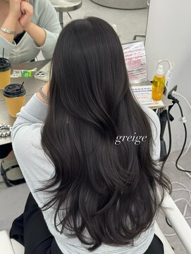 アマトウキョウスマートサロン(AMA TOKYO×Smart Salon) 韓国ヘア　透明感カラー　グレージュ