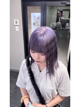 セレーネヘアー オオサカ 心斎橋店(Selene hair OSAKA) デザインカラー☆パープル
