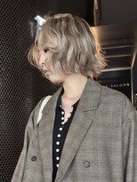 ラッドルーム(LAD ROOM.)&nbsp;ローライト/ベージュ/ブラウン/レイヤーボブ/ケアブリーチ