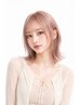 リタッチブリーチ+ケアカラー+カット+髪ドラトリートメント