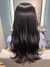 巻き髪映え美髪◎透明感髪質改善カラー＋フローディアtr