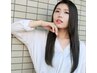 カット＋縮毛矯正＋グラスカラー根元＋オッジオットtr　　30000円