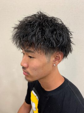 サロンドナイト 騎士東京店(Salon De Knight) バーバー風　ワイルドツイスト