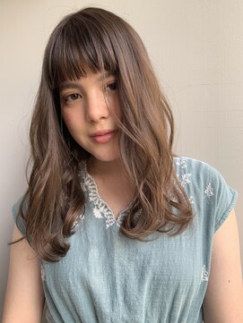 ブラウヘアアンドケア(care) 柔らかなニュアンスロングヘアー