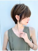 ミニウルフレイヤーカット顔周りカット前髪カットショート/大宮