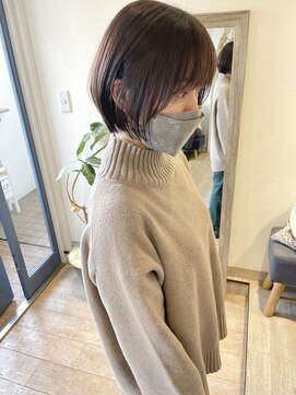 メルト 吉祥寺(melt) 20代30代大人かわいい丸みショートボブ抜け感ラベンダーベージュ