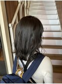 ブルーブラック×透明感