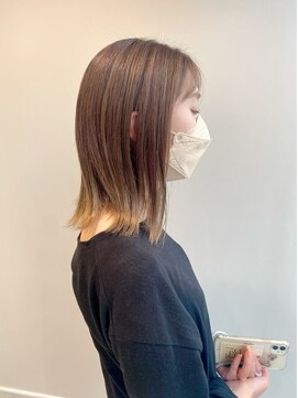 クイントネオリーブ 自由が丘正面口店(quint:neolive) 切りっぱなし鎖骨ボブ