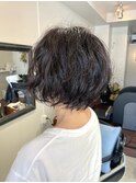 ショートボブパーマ