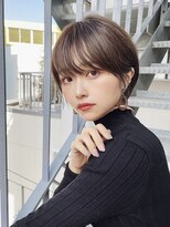 アイドットプラス 表参道(i.+omotesando)&nbsp;前髪あり小顔つや髪顔まわり簡単スタイリングショートボブヘア