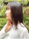 【December】就活×ブリーチなし透明感グレージュ◎