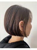 【前髪あり　ママさんボブ】air銀座タワー 藤本麻衣