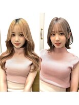 ミラリー トウキョウ(Mirareee Tokyo)&nbsp;20代30代40代◎斜めバング前髪パーマぱっつん前髪斜めバング