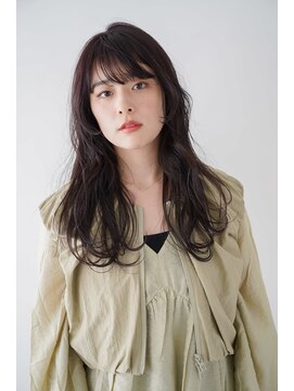 トクテ 吉祥寺(tokute) くびレイヤーエモージュ前髪ピンクベージュワンカール/吉祥寺