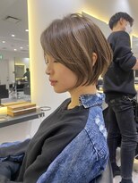 バンプ ギンザ(BUMP GINZA)&nbsp;くびれショート/マロンブラウン/大人ショートボブ／山口