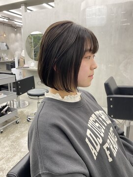 ベンジー 蔵前ii店(benji) 大人可愛いふんわりボブ×柔らかいオリーブベージュ◎蔵前