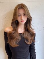 コア 表参道(COA)&nbsp;レイヤーカット/ウエットヘア/オリーブベージュ/表参道/表参道駅