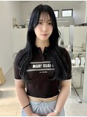 韓国風ブルーブラック