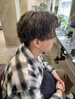 ミューバイケンジ(miu by KENJE)&nbsp;miu&宇都宮良太　メンズ緩めパーマ♪