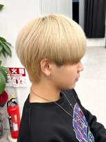 エルマーク 梅田(L-MARK)&nbsp;黒髪マッシュナチュラルマッシュメンズヘア韓国ツーブロック