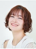 ウェーブボブスタイル