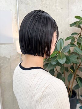 ノエ(noe) ミニボブ/オリーブグレージュ/20代30代yi105