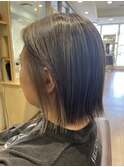 切りっぱなしボブ