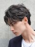 メンズカット＋フェザーパーマ￥11000#仙台#フェザーショート#センターパート