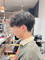 カルナ バイ エルモ(calna by ELMO)&nbsp;ツーブロック束感モテる髪型シークレットパーマ韓国マッシュ