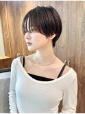 上品ショート/マッシュショート/前髪長め/ショートヘア/30代40代