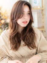 カバーヘアアンドスパ ブリス 浦和(COVER HAIR&SPA bliss)&nbsp;かきあげ前髪外国人風オンブレレイヤーロングh3浦和20代30代40代