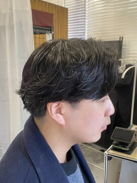 ネオリーブウリ 二子玉川店(Neolive uri) ダークアッシュニュアンスパーマ韓国マッシュスペインカール