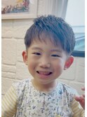 キッズ刈り上げツーブロック
