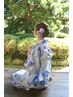 浴衣着付け＋ヘアセット☆土日祝日のご予約はお電話でお願いします