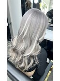 シルバーホワイトメッシュ