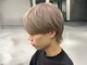 リムレスバイサンク 万代 新潟駅(LIMLESS by cinq)の写真/《*メンズブリーチ*》センターパートやマッシュに合うミルクティーベージュが学生に人気＊[ピンクベージュ]