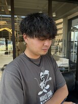 髪屋 紬 メンズ/メンズパーマ/メンズカット/波巻きパーマ