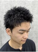 ツーブロスパイキーショート 