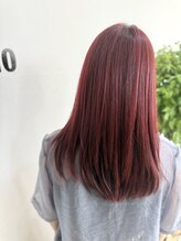 頭皮につけないゼロテクカラーでやさしくカラーを楽しめます