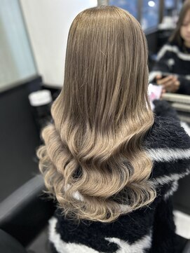 グランディールヘアデザイン(grandir hairdesign) パールベージュ！-Yurika-